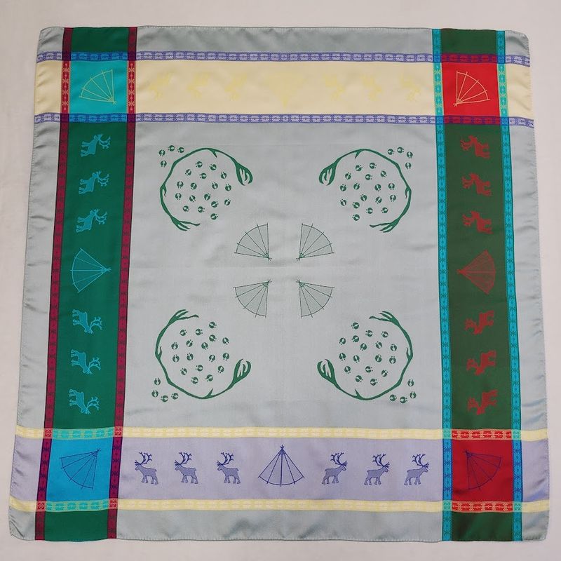 2310  Låavtegelijnie  / Lavvosjal Grønn