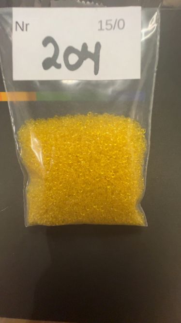 Hovedbilde Mini 204 - lys honninggul transparent 