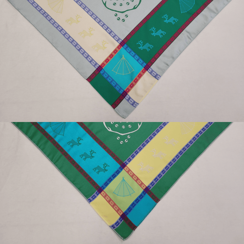 2310D Låavtegelijnie  / Lavvosjal Grønn