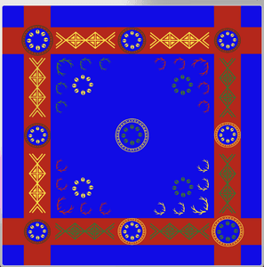 Hovedbilde 1 Lifjell silkesjal Blå