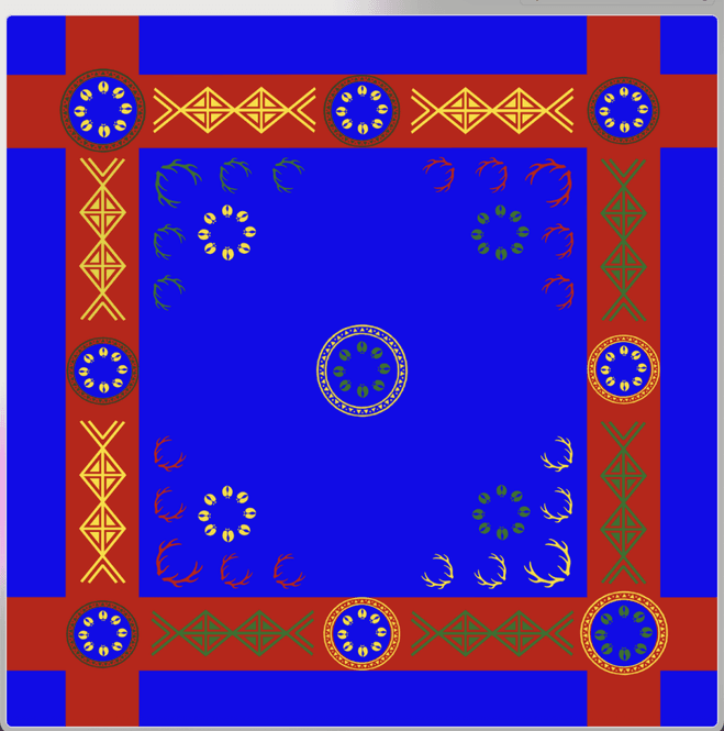 Hovedbilde 1 Lifjell silkesjal Blå