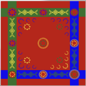 Hovedbilde 1 Lifjell silkesjal Rød