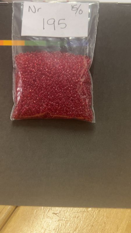 Mini 195 Rød transparent 